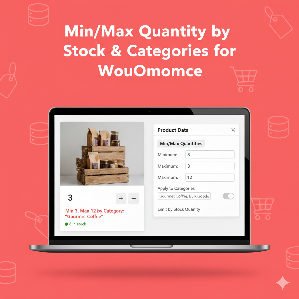 Min And Max Quantity By Stock In Woocommerce