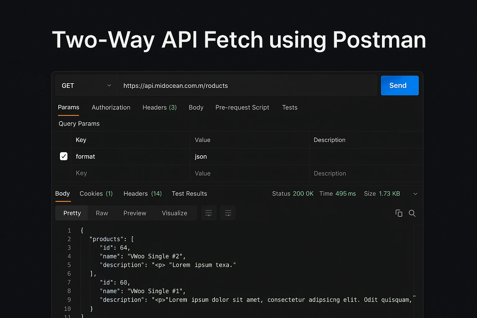 Midocean Customers API data Fetch for Woocommerce with No Code
