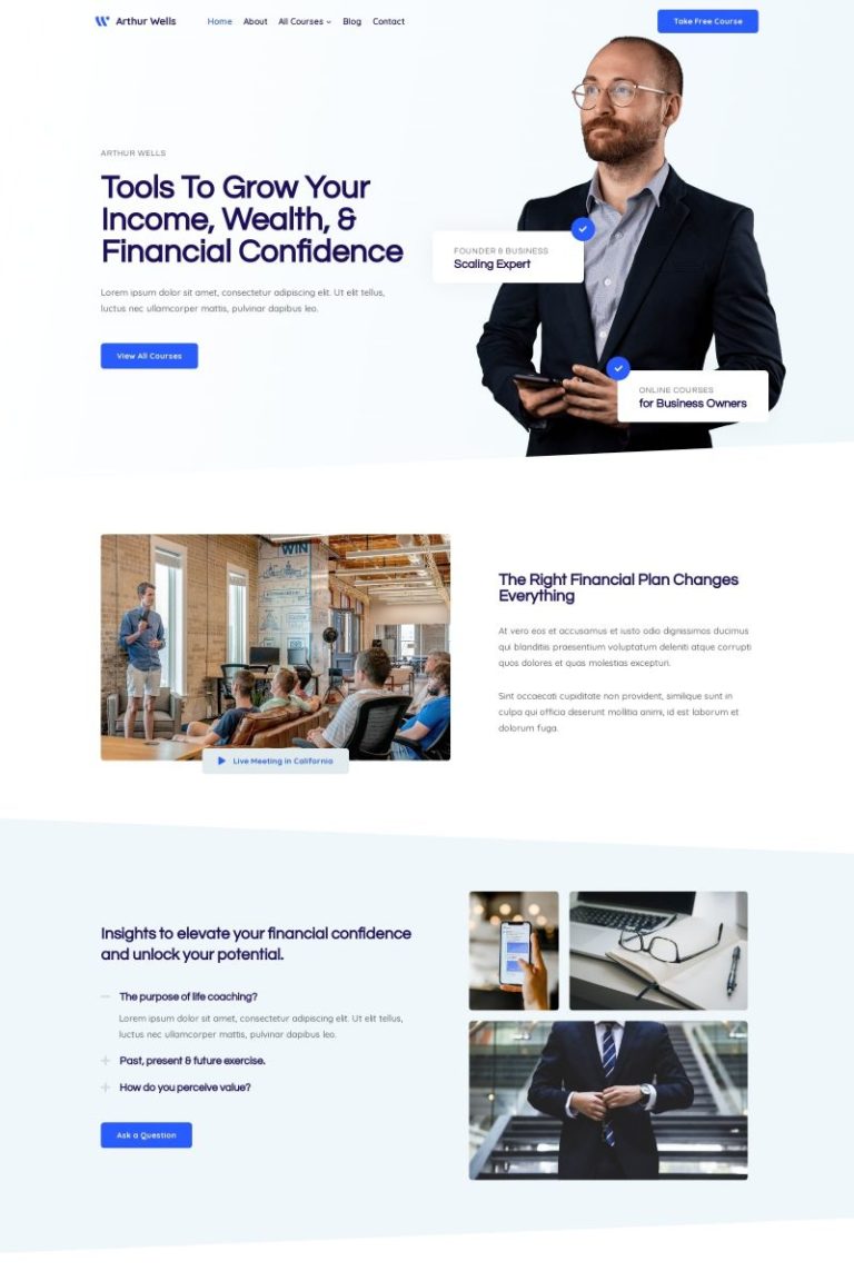Responsive Single Landing Page Design Services