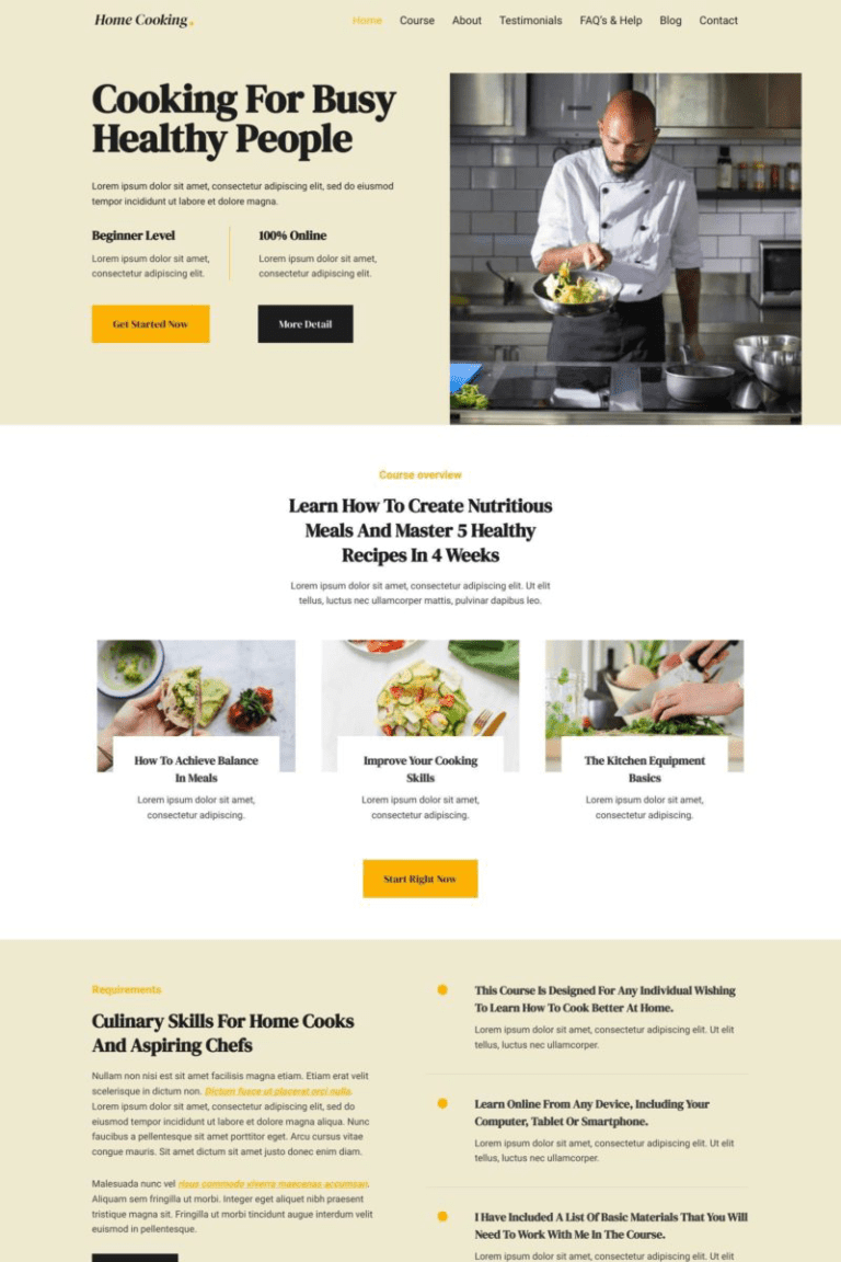 Responsive Single Landing Page Design Services