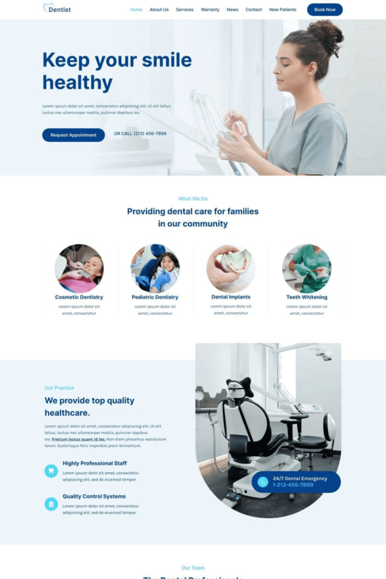 Responsive Single Landing Page Design Services
