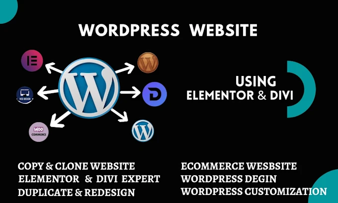 Wordpress Website Design, E-Commerce Store Design With Elementor Pro